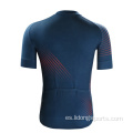 Summer Cycling Jersey Mangas cortas para hombres Reta de bicicleta